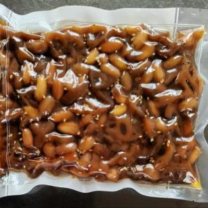 酱藕粒花生연근땅콩조림